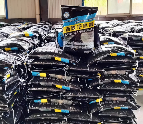 灵石沥青冷补料